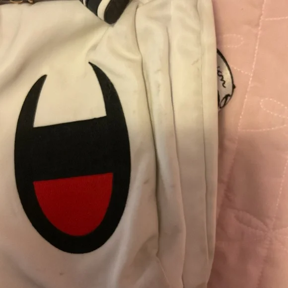 Champion White and Black Backpack with Red Logo - Picture 7 of 13